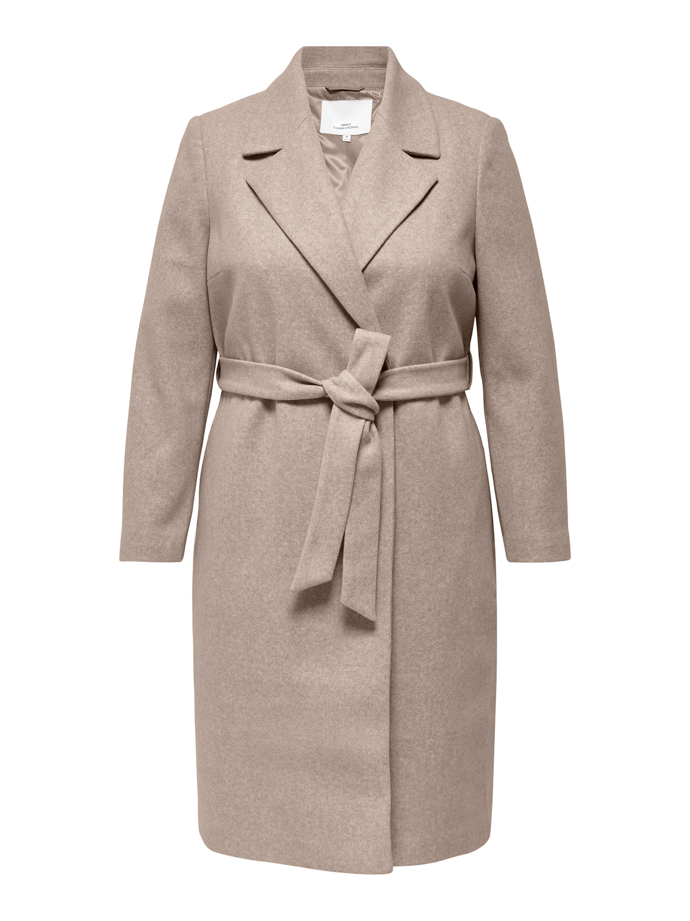 ONLY Carmakoma Płaszcz przejściowy 'CARALVILDA' w kolorze nakrapiany beżm, Podgląd produktu