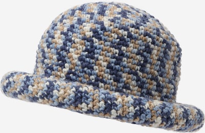 OUT OF ORBIT Beanie 'Kate' in Blue / Light blue / Light brown / Off white, Item view