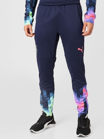 Tapered Pantaloni sportivi 'NEYMAR' di PUMA in blu: frontale