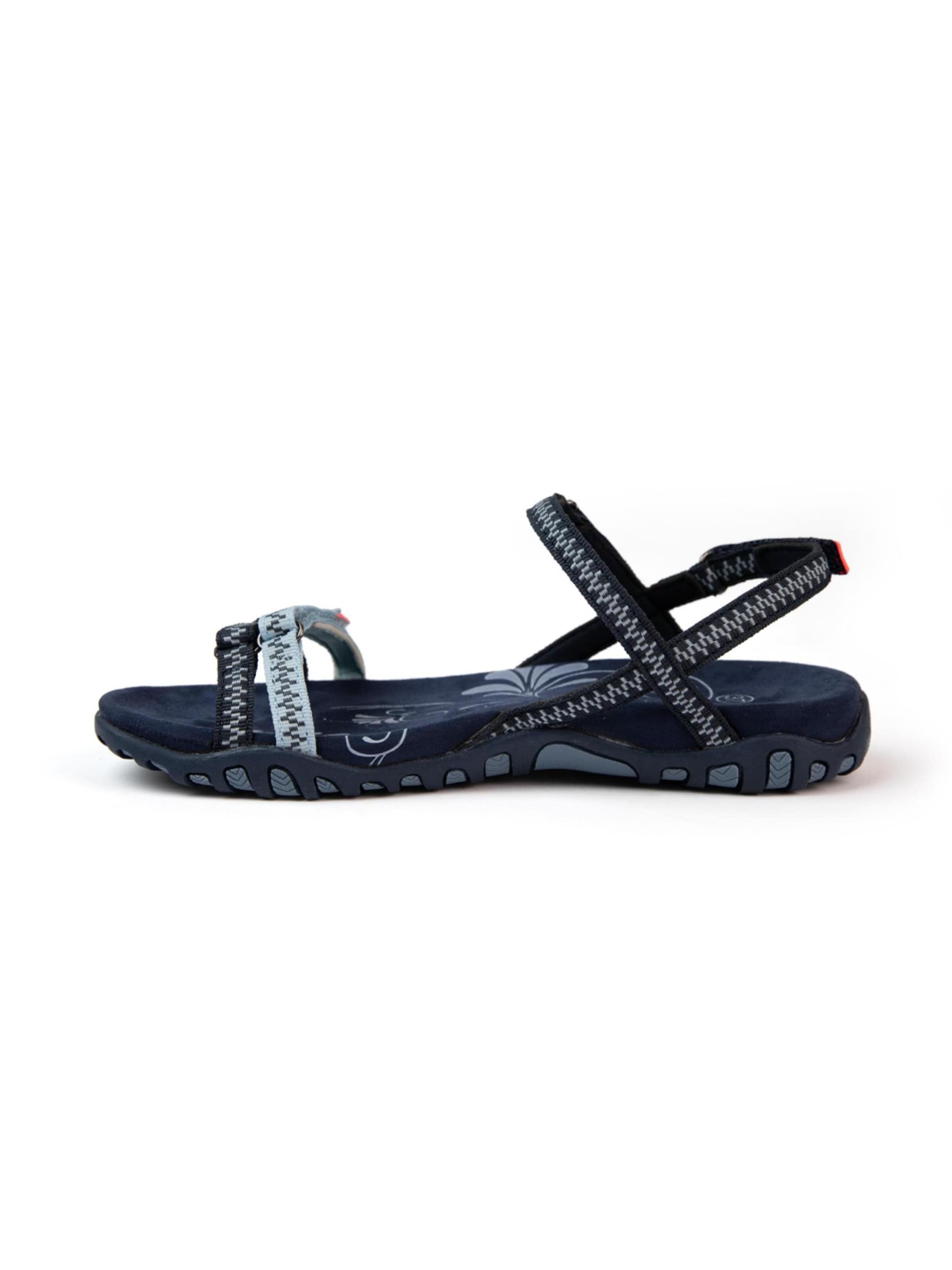 Sandales de randonnée Izas en bleu : devant