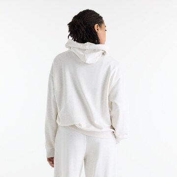 Felpa 'Trackside' di new balance in bianco