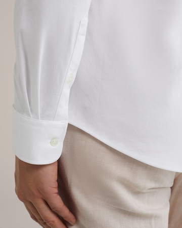 van Gils - Ajuste estrecho Camisa en blanco