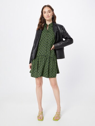 Stefanel Shirt Dress in Green