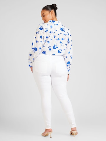 Skinny Jean 'THUNDER' ONLY Carmakoma en blanc