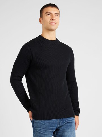 BLS HAFNIA Sweater 'Authentic' in Black: front