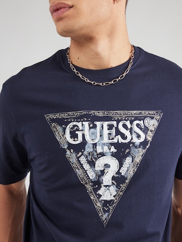 Maglietta di GUESS in blu