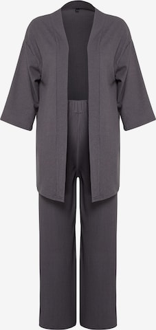 Trendyol Leisure suit in Grey: front