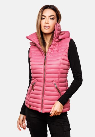 Gilet 'Shadaa' NAVAHOO en rose : devant