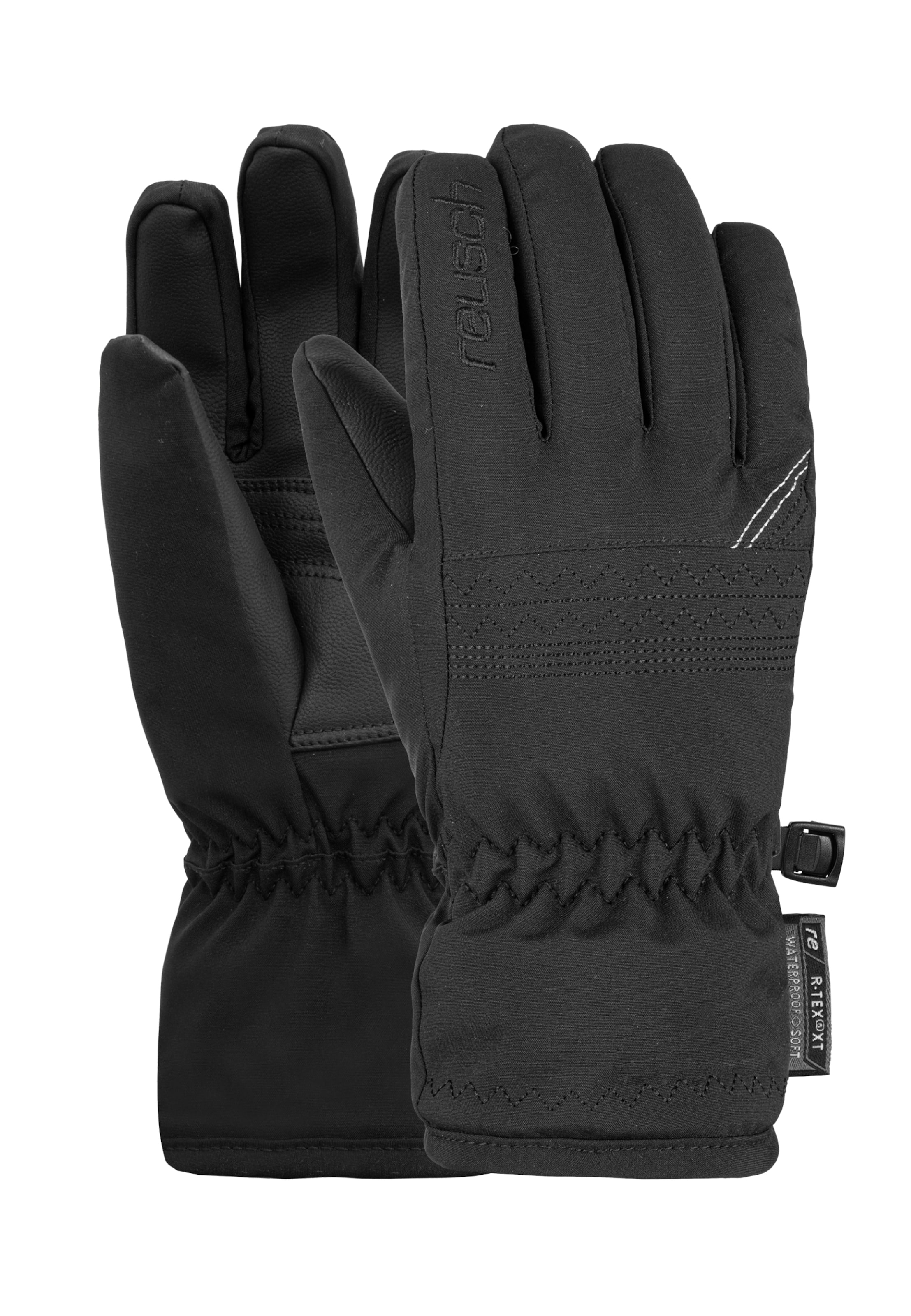 REUSCH Fingerhandschuhe 'Marlena R-TEX® XT Junior' in Schwarz: Vorderseite