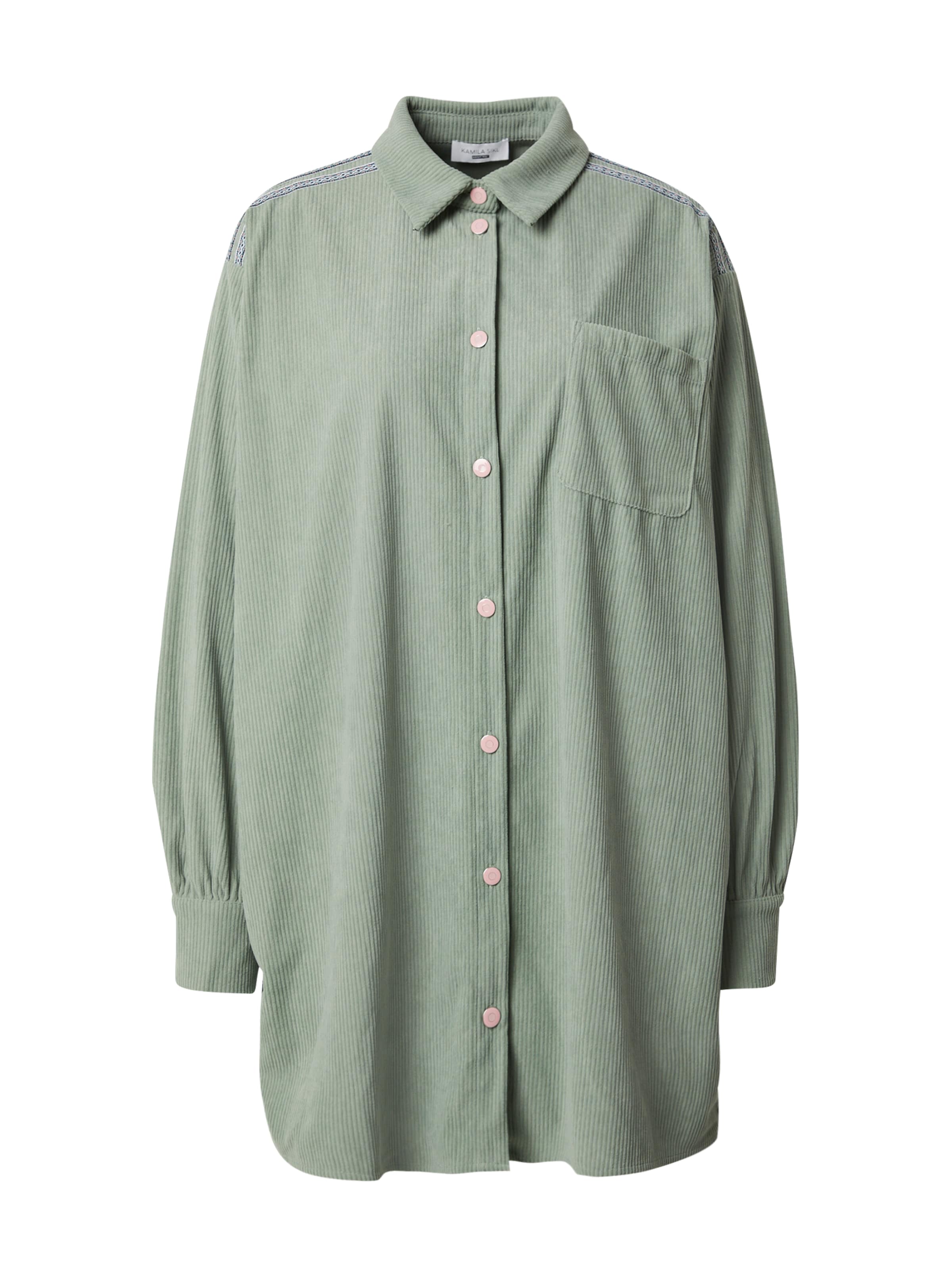Kamila Šikl Skjortklänning i grön: framsida