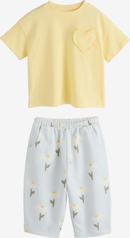 Set di Next in giallo: frontale