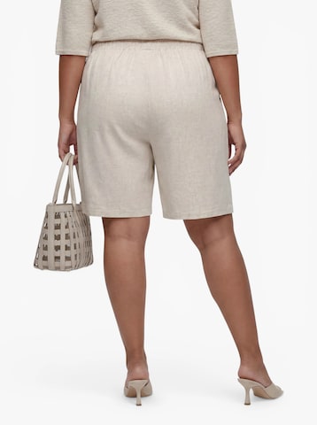 Loosefit Pantalon 'CARSiesta' ONLY Carmakoma en beige
