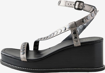 sidabrinė Next Basutės su dirželiais 'Forever Comfort': priekis