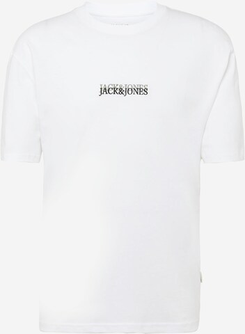 Tricou 'LAFAYETTE' de la JACK & JONES pe alb: față