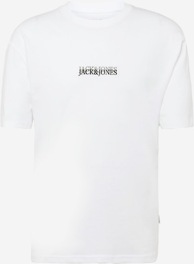 JACK & JONES Majica 'LAFAYETTE' | črna / bela barva, Prikaz izdelka