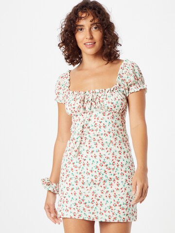 Daisy Street Summer Dress in White: front