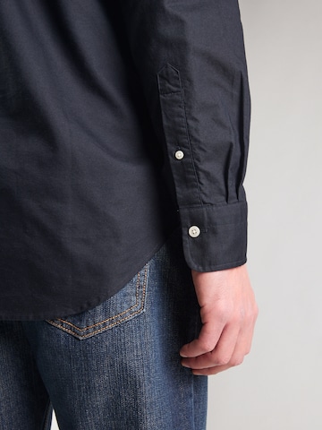 GANT Regular fit Overhemd in Zwart