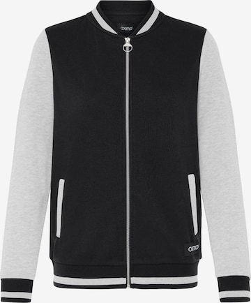 Veste de survêtement ' OXONANA SWEAT JACKET ' Oxmo en noir : devant