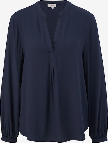 s.Oliver Blouse in Blauw: voorkant