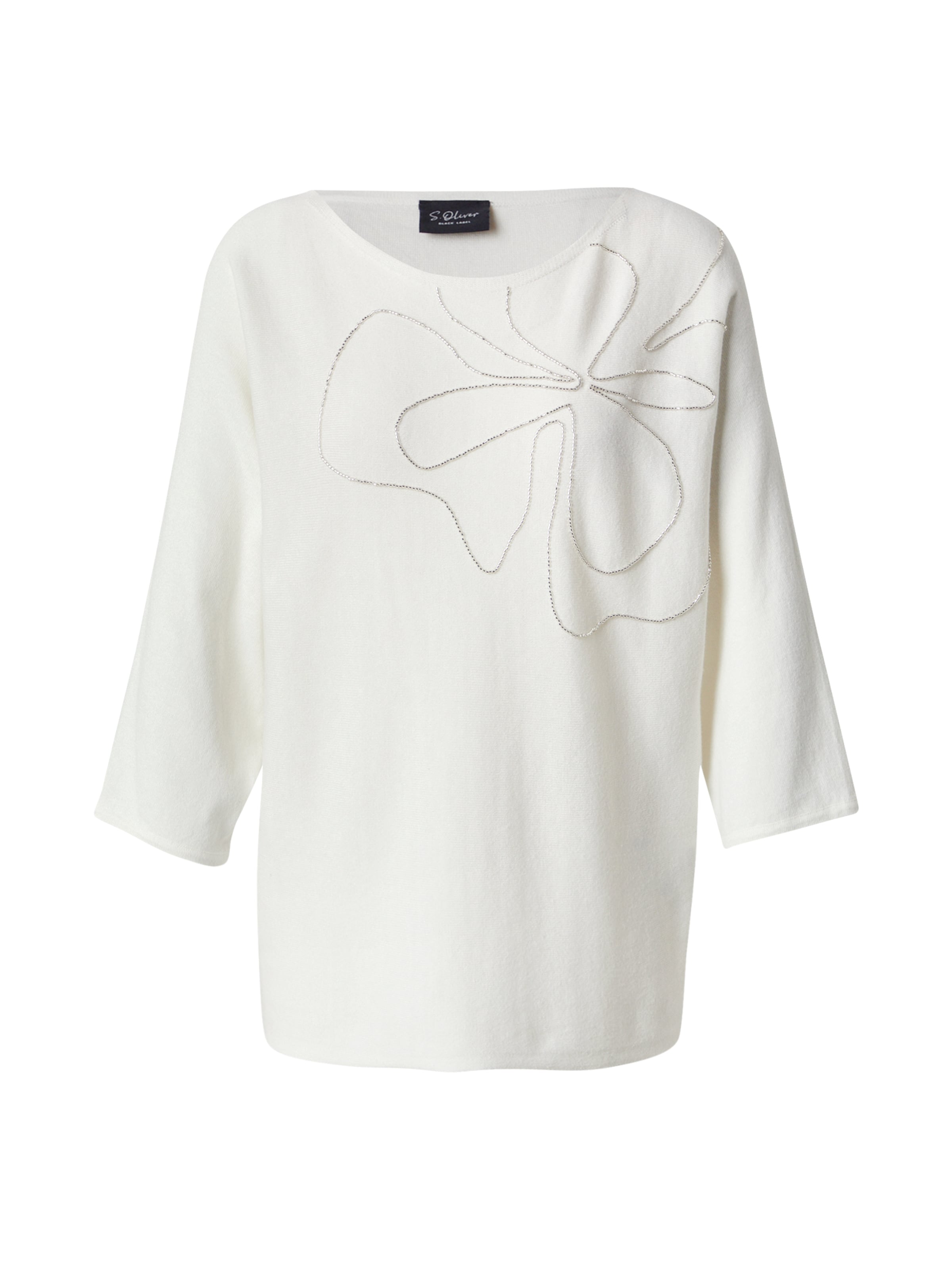Pull-over s.Oliver BLACK LABEL en beige : devant