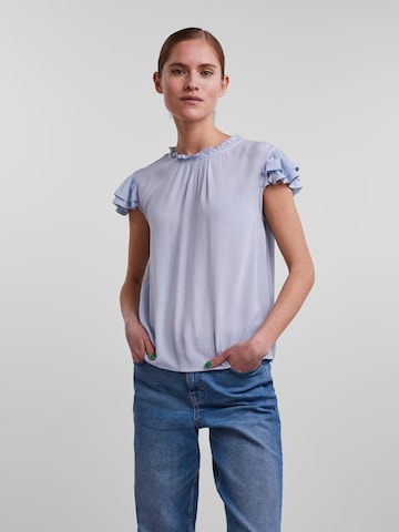 PIECES Bluse 'ULIA' in Blau: predná strana