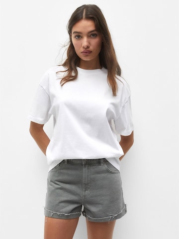 Regular Jean Pull&Bear en gris : devant