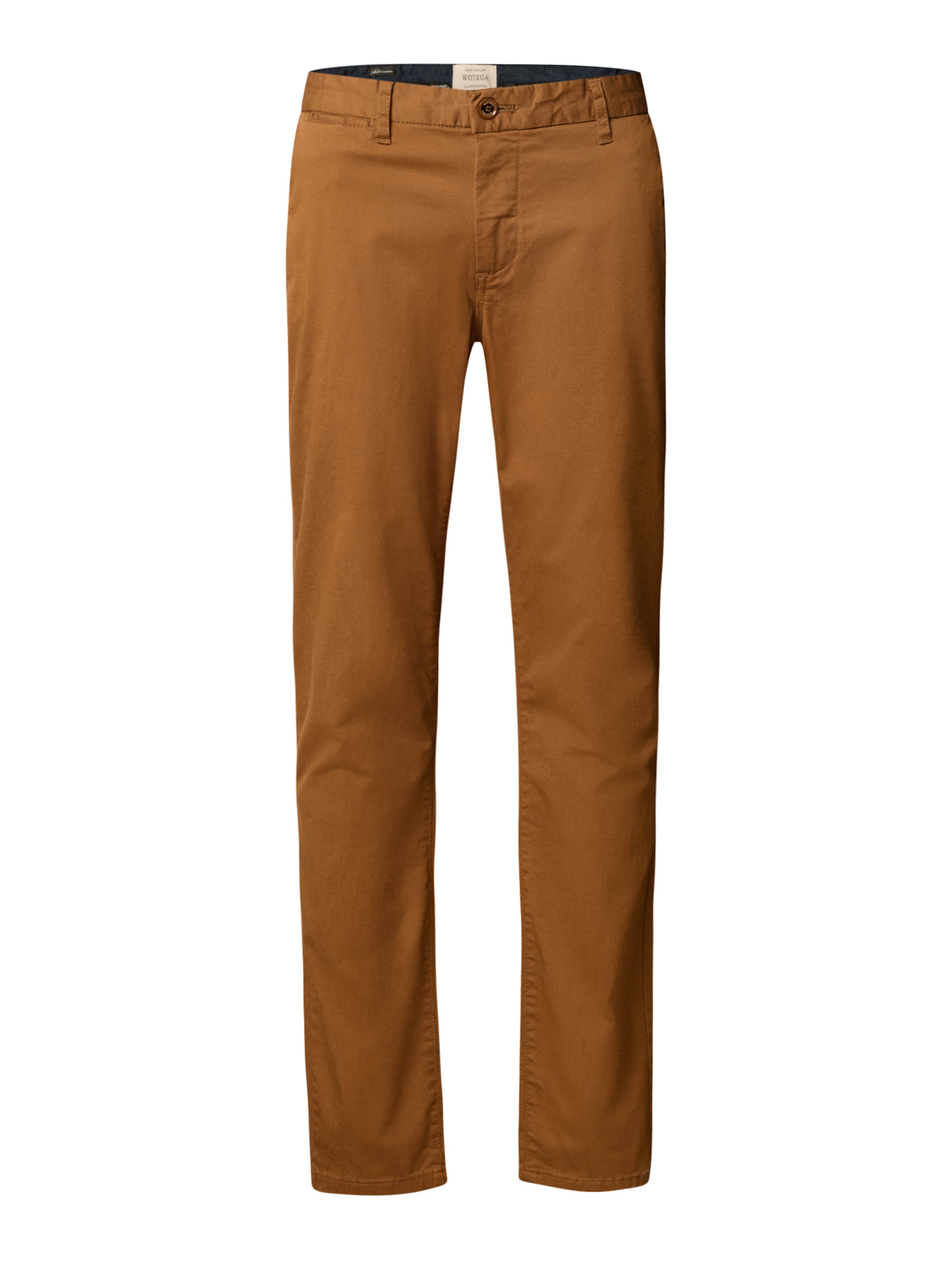 WOTEGA Slimfit Chinohose 'Adriano'‌‌‌‌‌‌‌‌‌‌ in Beige: Vorderseite
