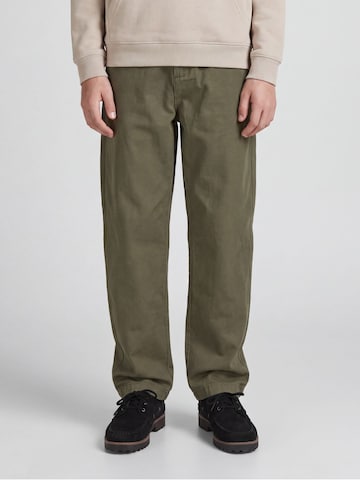Jack & Jones Junior Обычный Штаны 'JPSTEvan Elvaro' в Зеленый: спереди