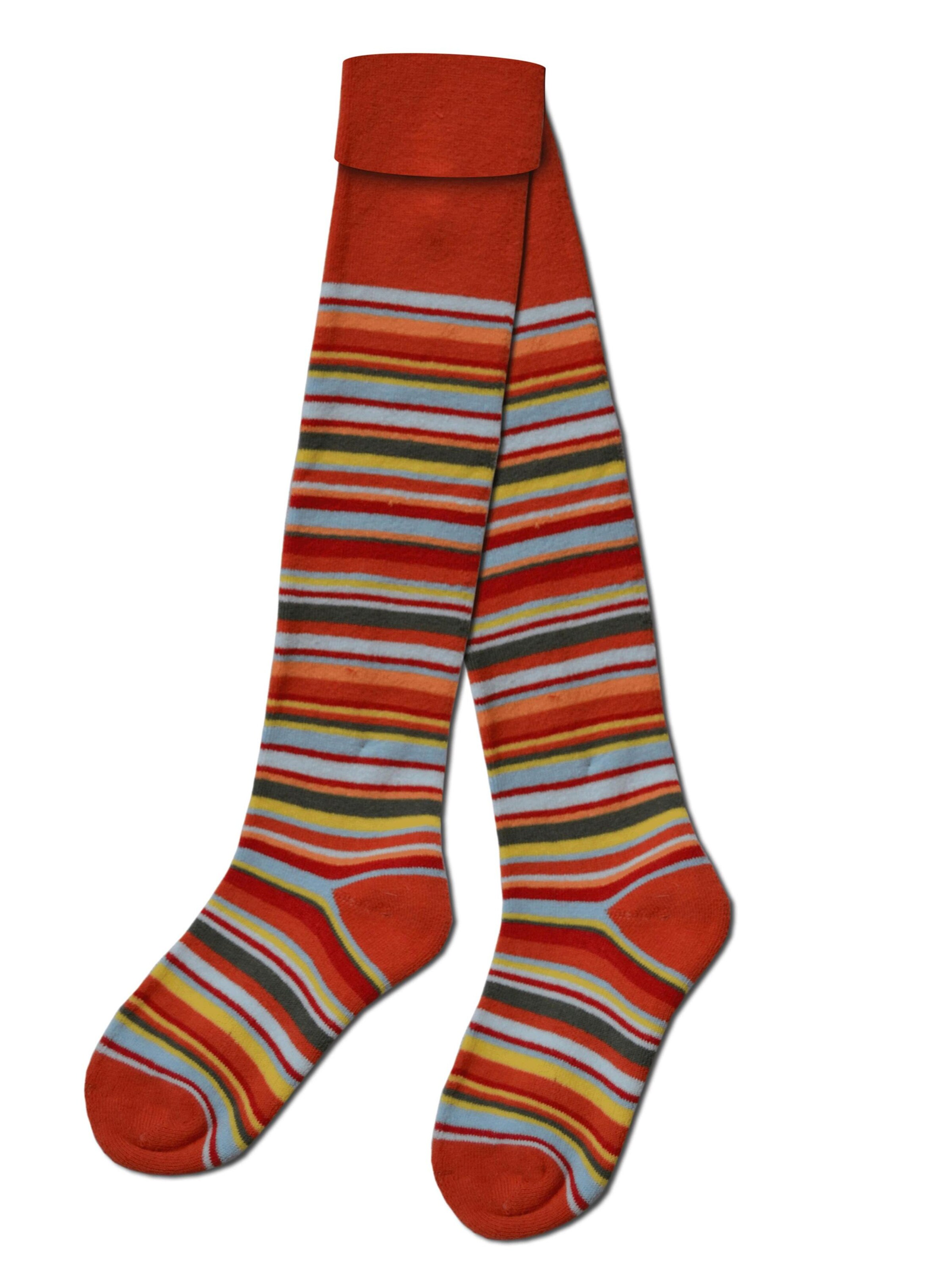 normani Tights in Orange: front