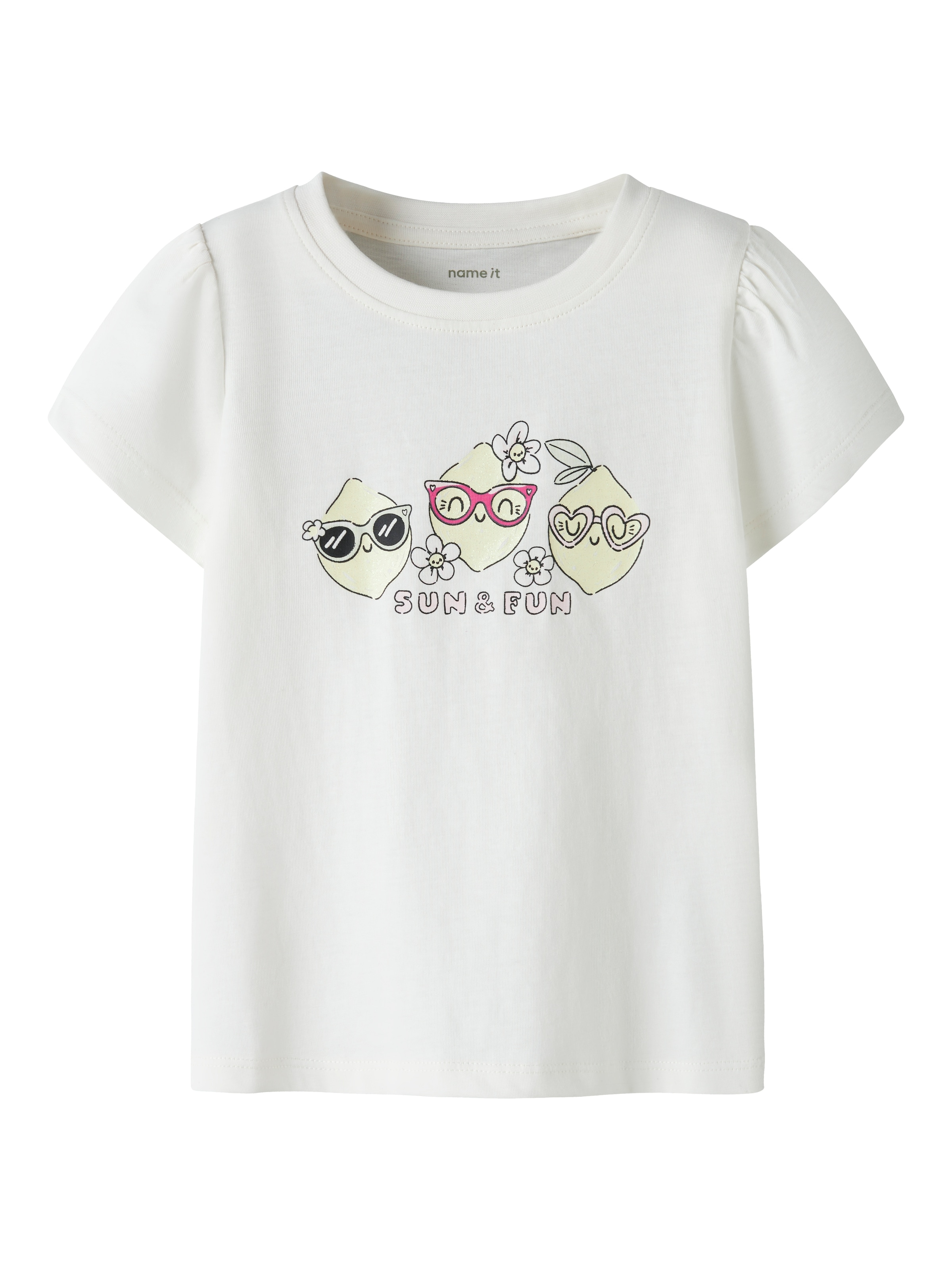 NAME IT Shirt in White: front