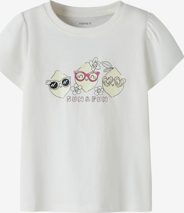 NAME IT Shirt in White: front