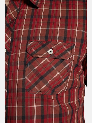 Jan Vanderstorm Comfort fit Button Up Shirt ' Emyls ' in Red