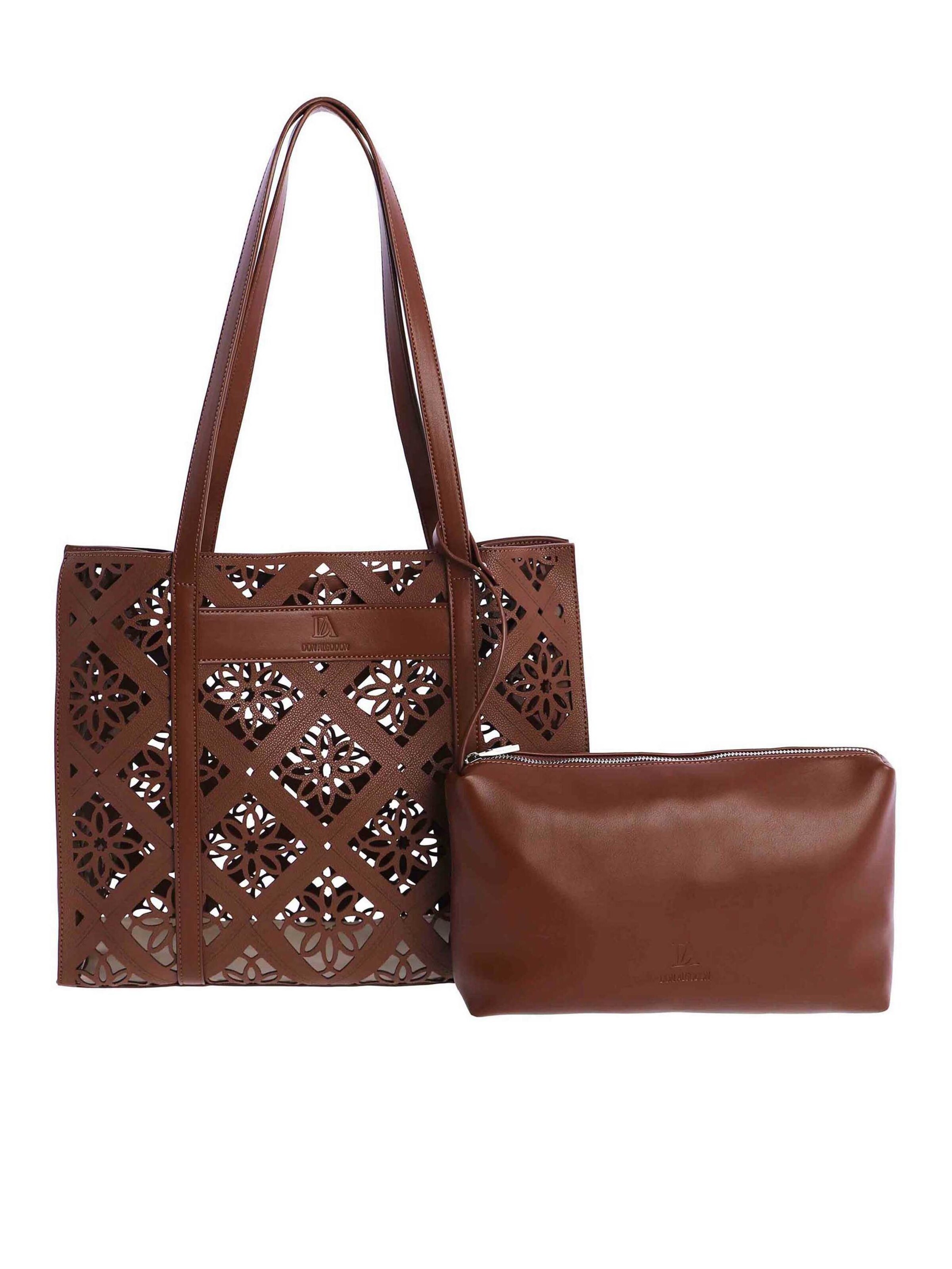 Don Algodon - Bolso de hombro 'Arousa' en marrón