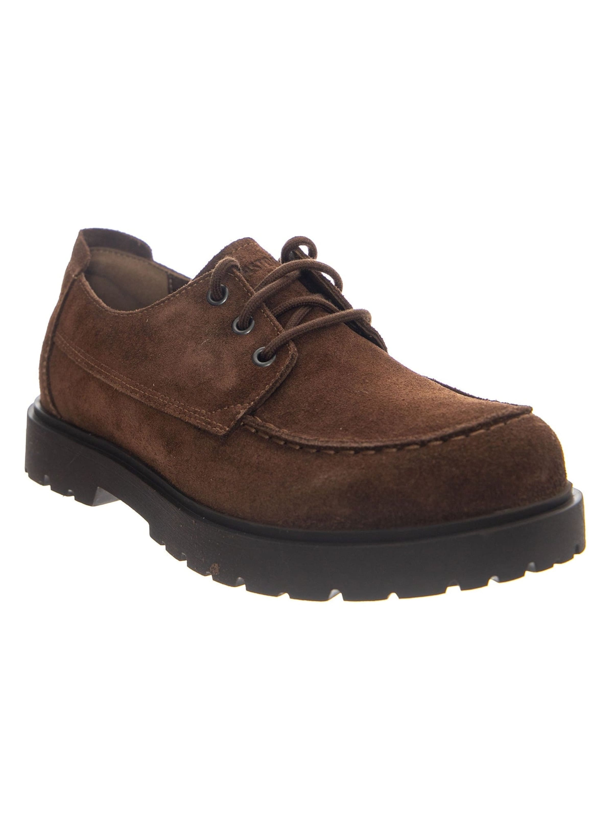 BIRKENSTOCK Snøresko 'Highwood Moc Lace Low N Suede Leather Carafe' i brun