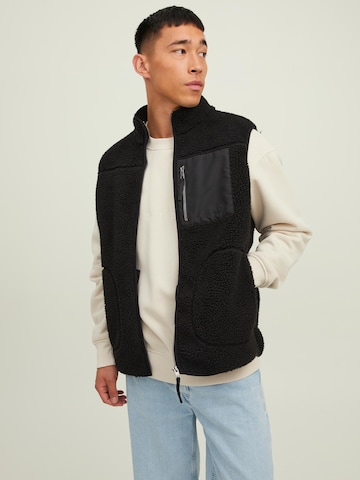 JACK & JONES Bodywarmer 'Park' in Zwart: voorkant