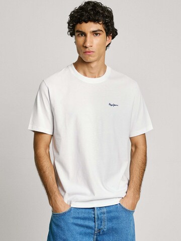 Pepe Jeans Футболка 'Contrast Connor' в Белый: спереди