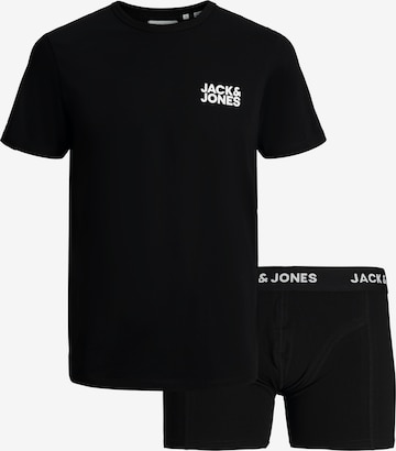 juoda JACK & JONES Trumpa pižama: priekis