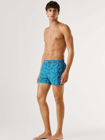 Shorts de bain ' Dotted Palms' Pepe Jeans en bleu