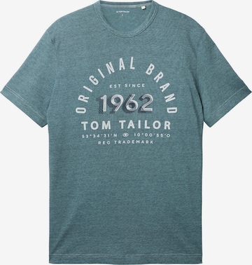 T-Shirt TOM TAILOR en bleu : devant