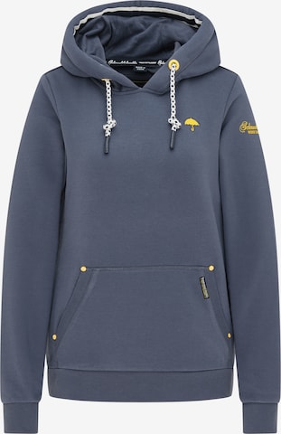 Schmuddelwedda Hoodie in Blau: predná strana