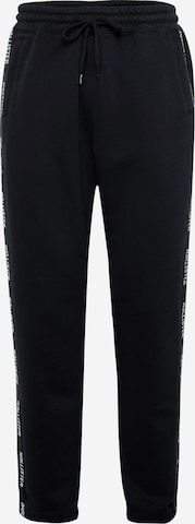 Effilé Pantalon HOLLISTER en noir : devant