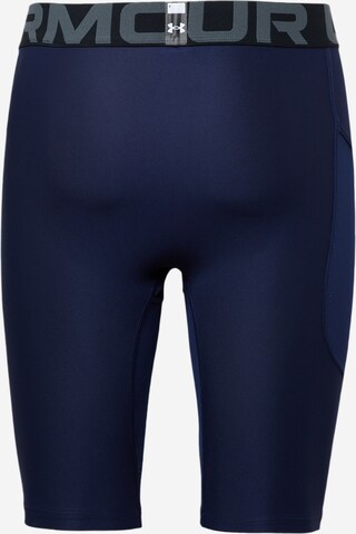 UNDER ARMOUR Skinny Sportunterhose in Blau