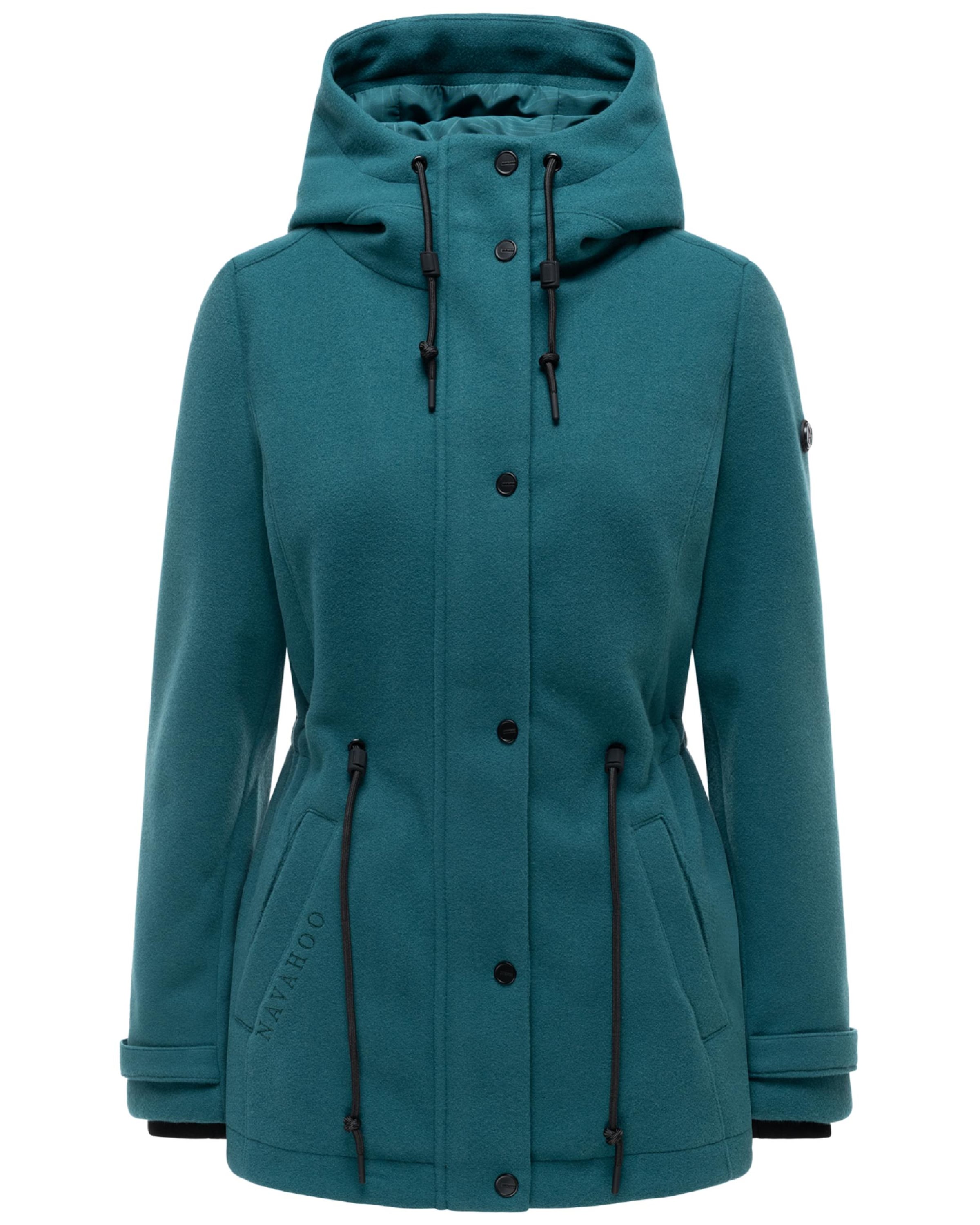 Cappotto di mezza stagione 'Lächelstern 14' di NAVAHOO in verde: frontale