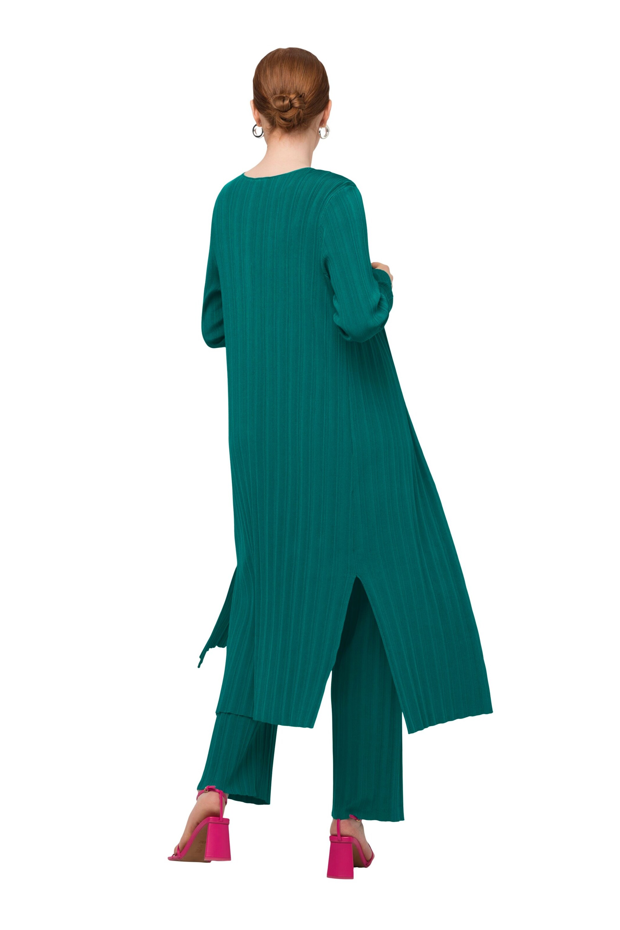 Ulla Popken Knit cardigan in Green