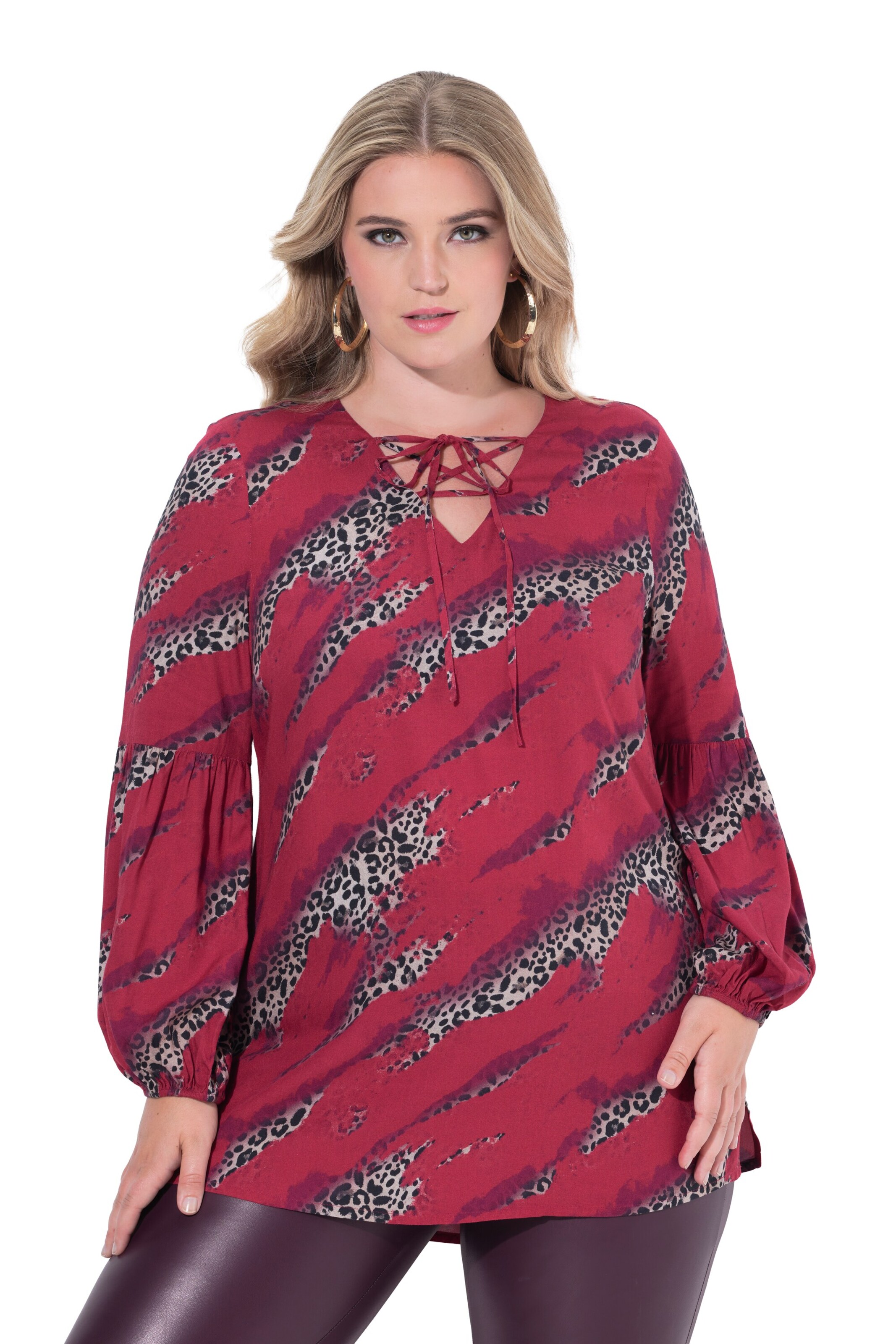 MIAMODA Blouse in Red: front