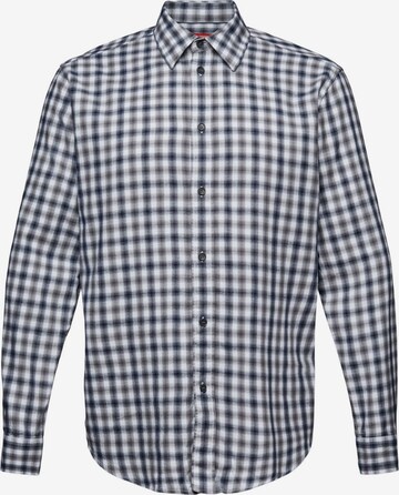 ESPRIT Regular fit Button Up Shirt in Grey: front