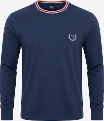 Ombre Shirt in Blauw: voorkant