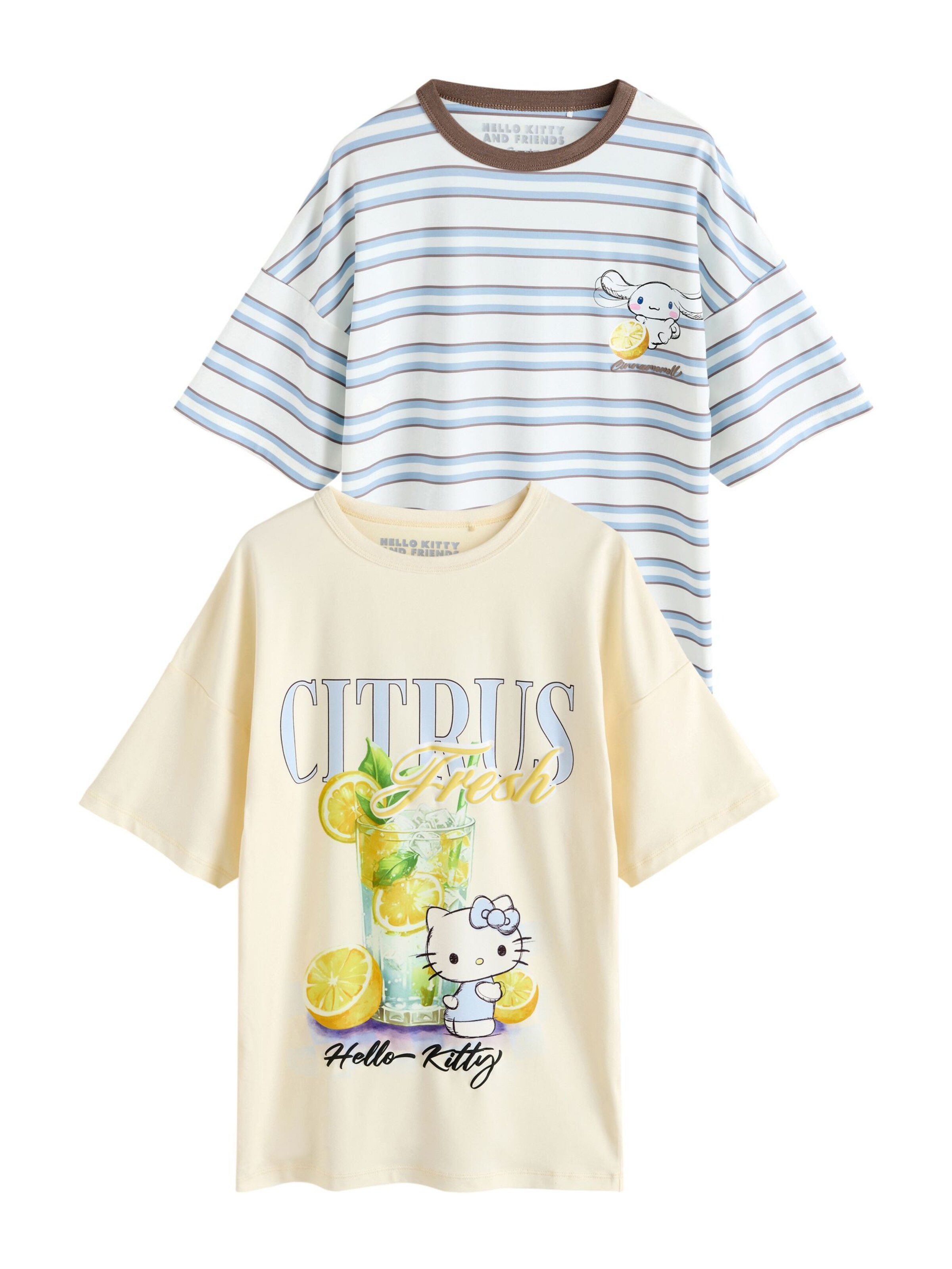 Chemise de nuit 'Hello Kitty' Next en mélange de couleurs : devant