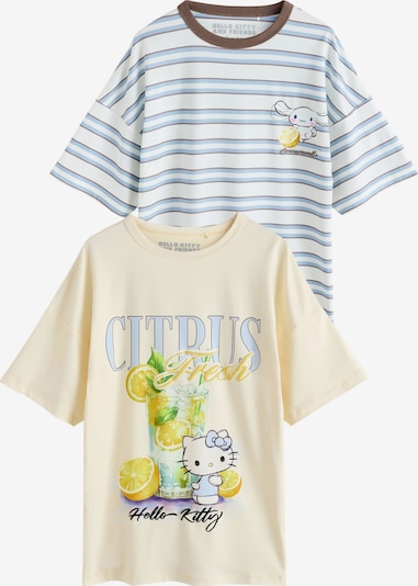 Next Yöpaita 'Hello Kitty' koossa 92 värissä vaaleansininen / keltainen / vaaleankeltainen / oliivi, Tuotenäkymä