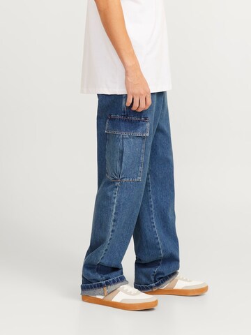 JACK & JONES Baggy Джинсы-карго 'JJIBILL' в Синий